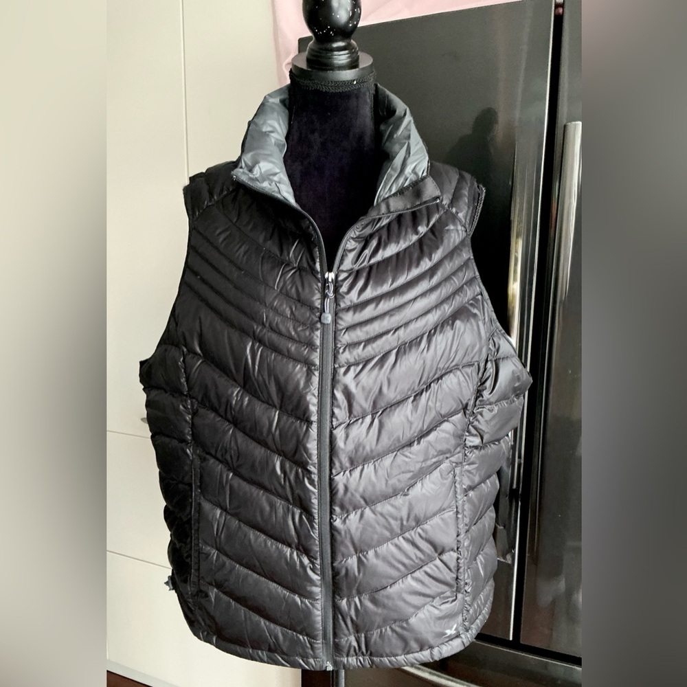 Down filled packable vest in PLUS size 🔥